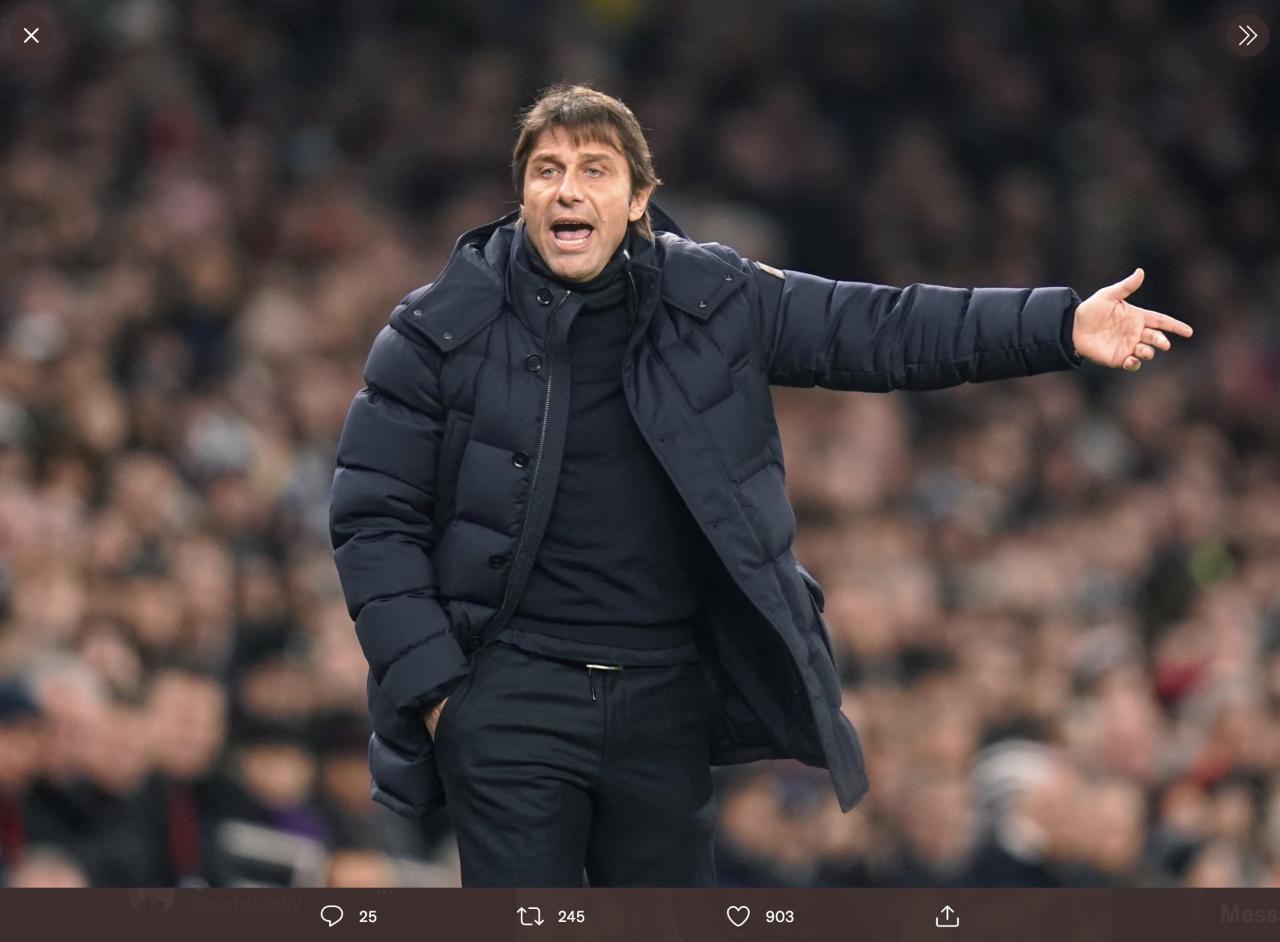 Conte Puas, Tottenham Gagal Juara!